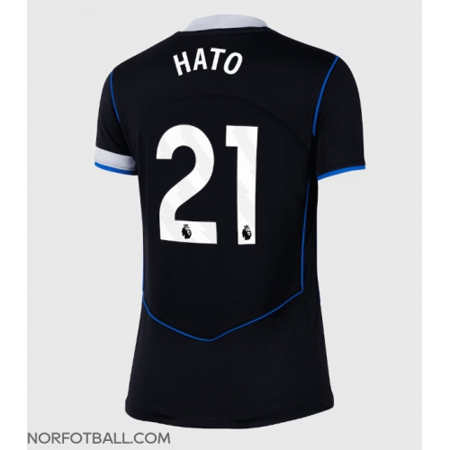 Billige Fotballdrakt Chelsea Jorrel Hato #21 Replika Tredjedrakt Dame 2025-26 Kortermet Billige Fotballdrakt Chelsea Jorrel Hato #21 Replika Tredjedrakt Dame 2025-26 Kortermet